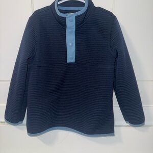 Jcrew Dark Blue Kids Sweater with Light Blue Accents